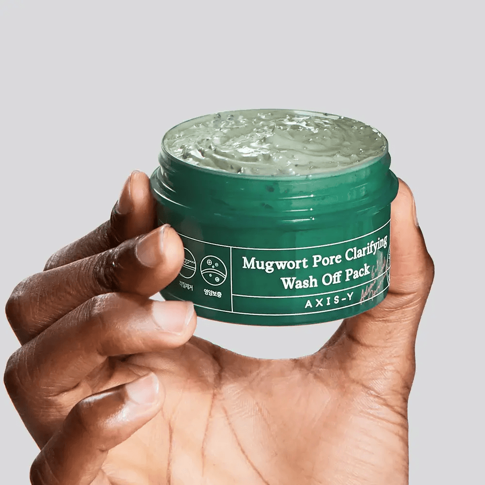 Очищающая глиняная маска с полынью AXIS-Y Mugwort Pore Clarifying Wash Off Pack 3