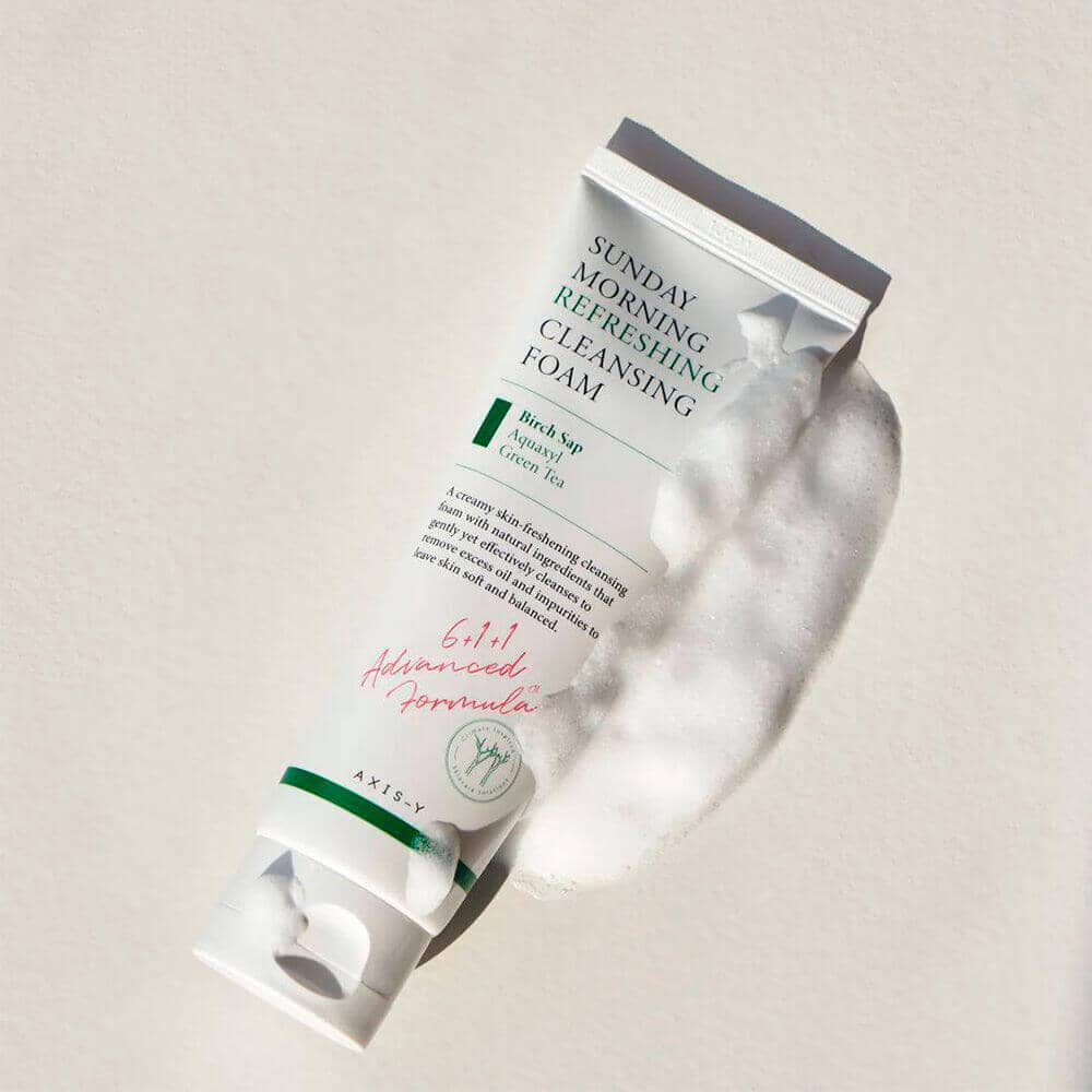Увлажняющая пенка для умывания AXIS-Y Sunday Morning Refreshing Cleansing Foam 2