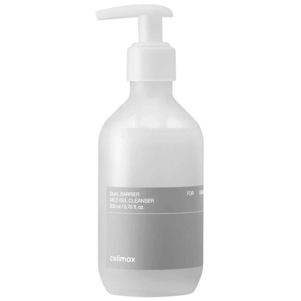 Гель-пенка для умывания с комплексом церамидов Celimax Dual Barrier Mild Gel Cleanser 1
