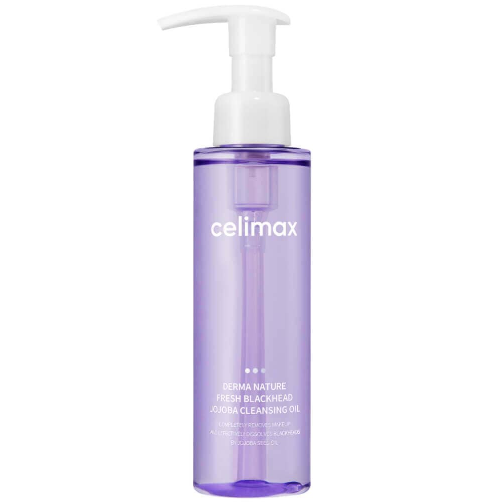 Гидрофильное масло от чёрных точек Celimax Derma Nature Fresh Blackhead Jojoba Cleansing Oil 1