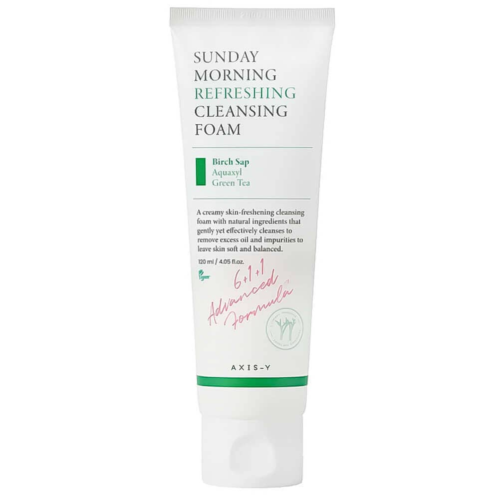 Увлажняющая пенка для умывания AXIS-Y Sunday Morning Refreshing Cleansing Foam 1