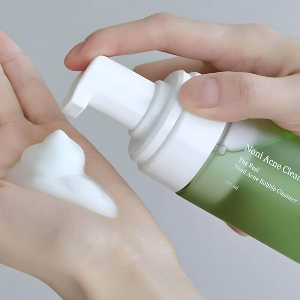 Кислородная пенка с экстрактом нони Celimax The Real Noni Acne Bubble Cleanser 2