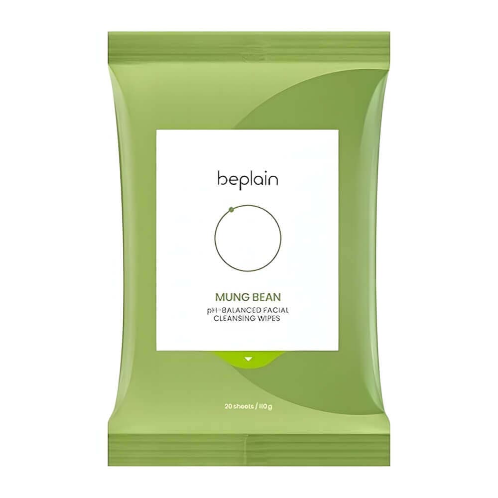 Салфетки для снятия макияжа с бобами маш beplain Mung Bean pH-Balanced Facial Cleansing Wipes