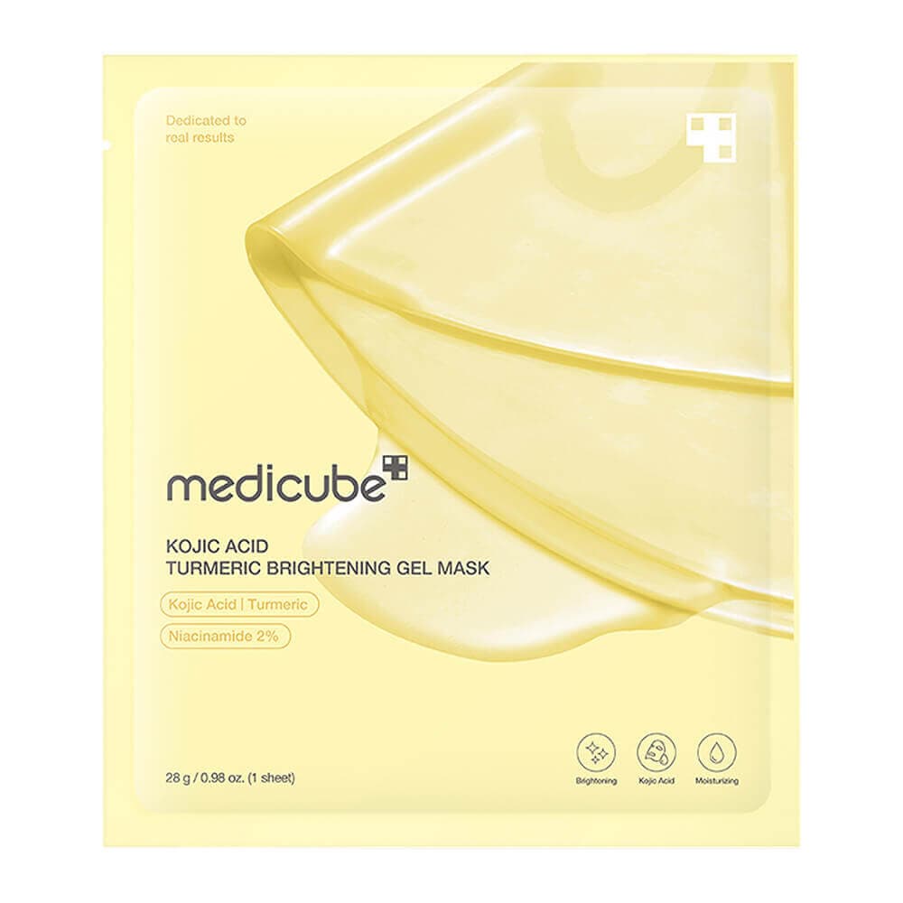 Гидрогелевая маска для сияния кожи medicube Kojic Acid Turmeric Brightening Gel Mask